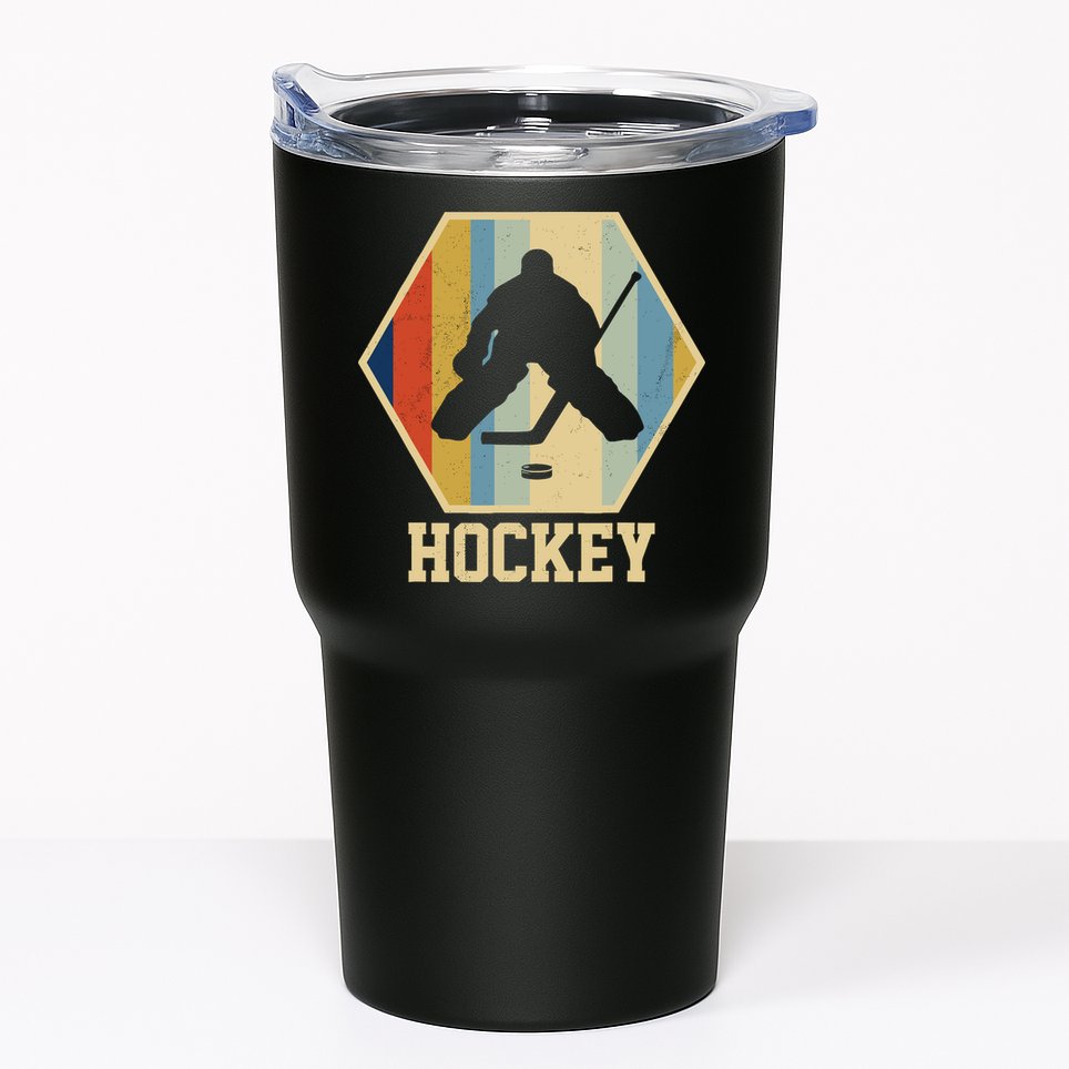 Hockey Goalie Vintage Retro Gift Tumbler