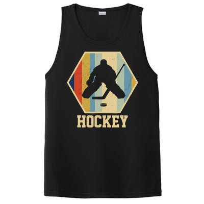 Hockey Goalie Vintage Retro Gift PosiCharge Competitor Tank