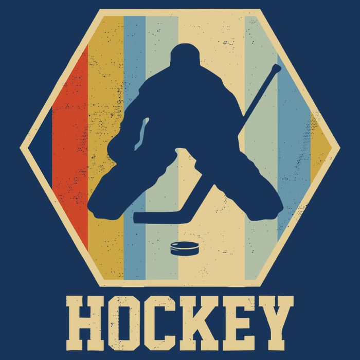 Hockey Goalie Vintage Retro Gift Cooling Performance Crew T-Shirt