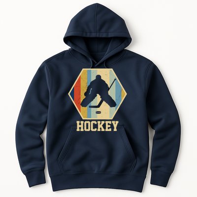 Hockey Goalie Vintage Retro Gift Hoodie