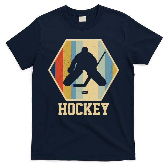 Hockey Goalie Vintage Retro Gift T-Shirt