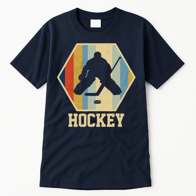 Hockey Goalie Vintage Retro Gift Tall T-Shirt