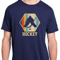 Hockey Goalie Vintage Retro Gift Adult ChromaSoft Performance T-Shirt