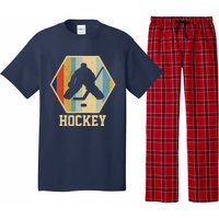 Hockey Goalie Vintage Retro Gift Pajama Set