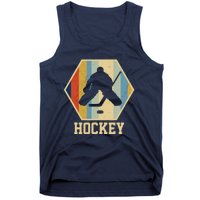 Hockey Goalie Vintage Retro Gift Tank Top