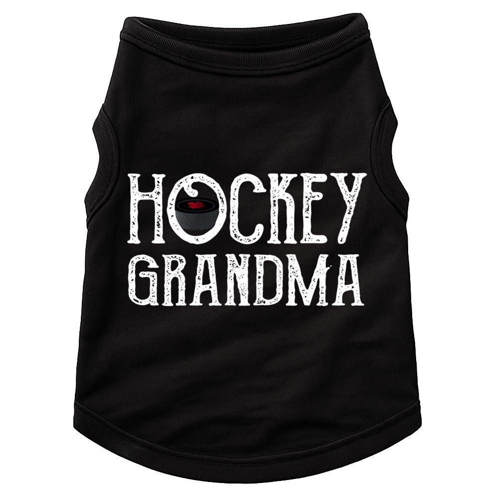 Hockey Grandma Vintage Grandmother Granny Gift Meaningful Gift Doggie Tank