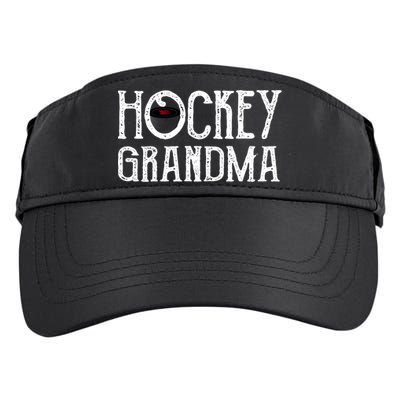 Hockey Grandma Vintage Grandmother Granny Gift Meaningful Gift Adult Drive Performance Visor