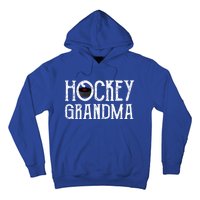 Hockey Grandma Vintage Grandmother Granny Gift Meaningful Gift Hoodie