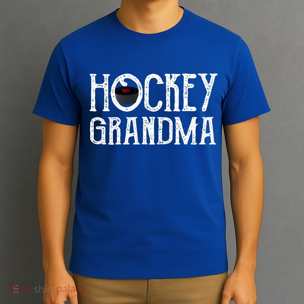 Hockey Grandma Vintage Grandmother Granny Gift Meaningful Gift T-Shirt