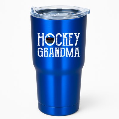 Hockey Grandma Vintage Grandmother Granny Gift Meaningful Gift Tumbler