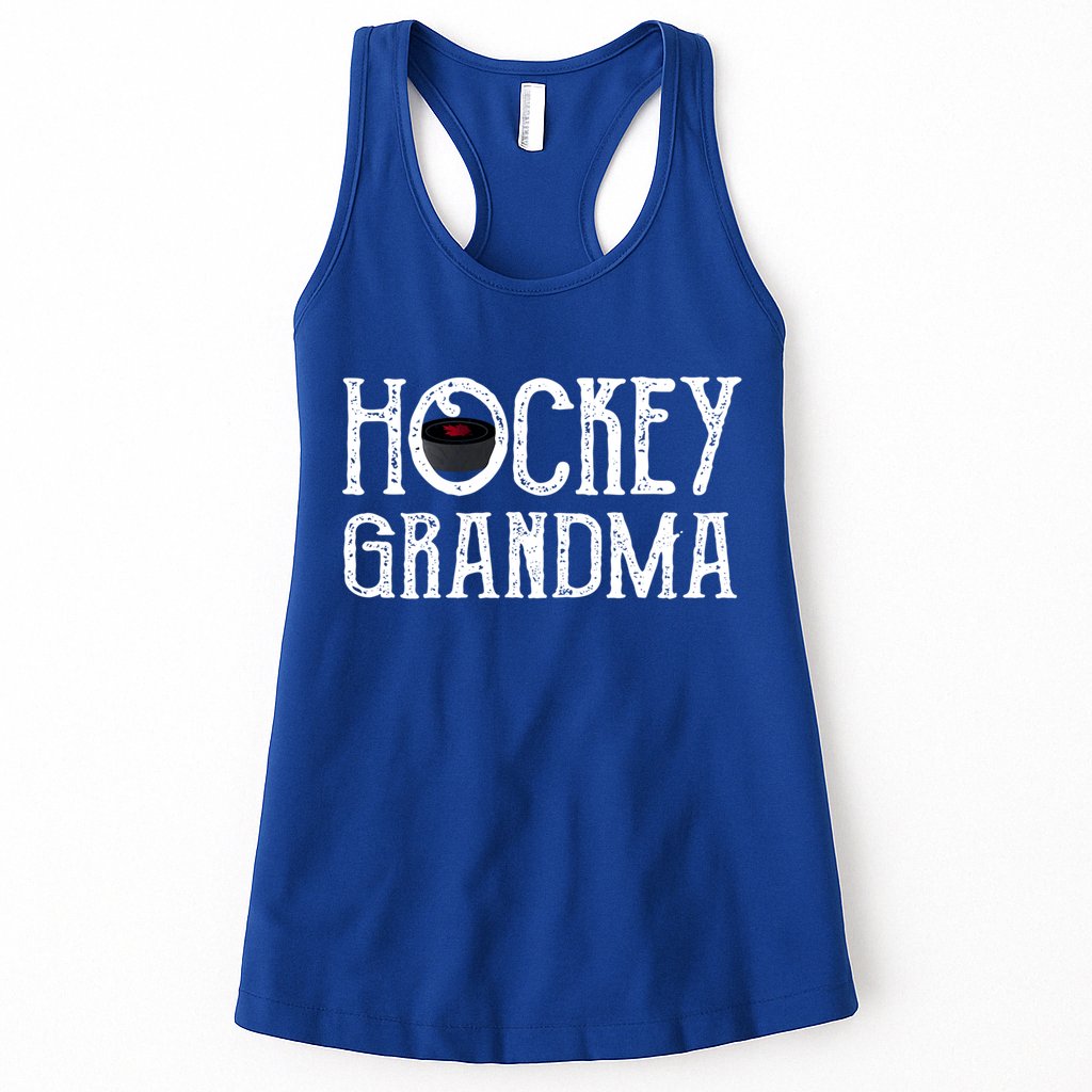 Hockey Grandma Vintage Grandmother Granny Gift Meaningful Gift Womens Tank Top