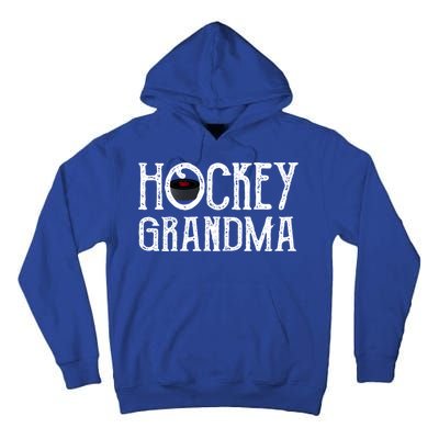 Hockey Grandma Vintage Grandmother Granny Gift Meaningful Gift Tall Hoodie