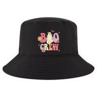 Halloween Ghosts with Retro Hippie Floral Vibes Cool Comfort Performance Bucket Hat