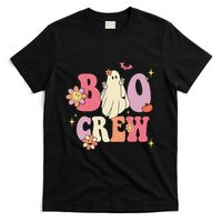 Halloween Ghosts with Retro Hippie Floral Vibes T-Shirt