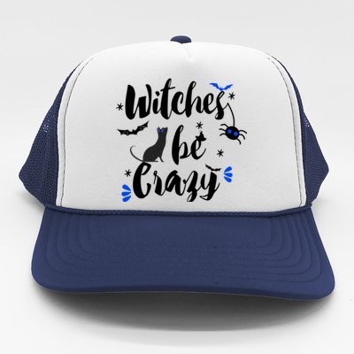 Halloween Gift Witches Be Crazy Gift Trucker Hat