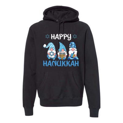 Hanukkah Gnome Wishing You a Happy Hanukkah  Premium Hoodie