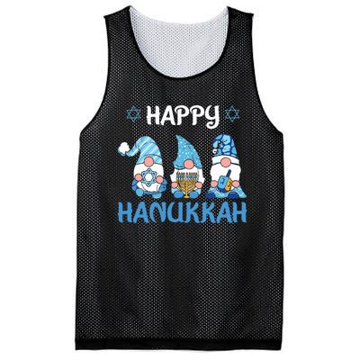 Hanukkah Gnome Wishing You a Happy Hanukkah  Mesh Reversible Basketball Jersey Tank