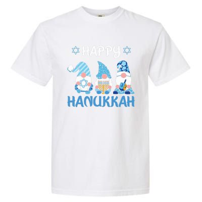 Hanukkah Gnome Wishing You a Happy Hanukkah  Garment-Dyed Heavyweight T-Shirt