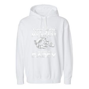 His Girl Who Kinda Stole My Heart She Calls Me Daddy Garment-Dyed Fleece Hoodie