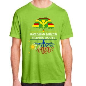 Hawaiian Grown With Filipino Roots Meaningful Gift Philippines Great Gift Adult ChromaSoft Performance T-Shirt