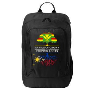 Hawaiian Grown With Filipino Roots Meaningful Gift Philippines Great Gift City Backpack