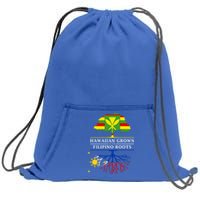 Hawaiian Grown With Filipino Roots Meaningful Gift Philippines Great Gift Sweatshirt Cinch Pack Bag