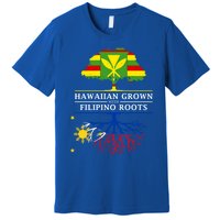 Hawaiian Grown With Filipino Roots Meaningful Gift Philippines Great Gift Premium T-Shirt