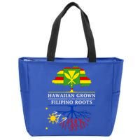 Hawaiian Grown With Filipino Roots Meaningful Gift Philippines Great Gift Zip Tote Bag