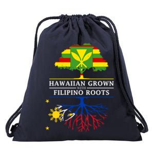 Hawaiian Grown With Filipino Roots Meaningful Gift Philippines Great Gift Drawstring Bag