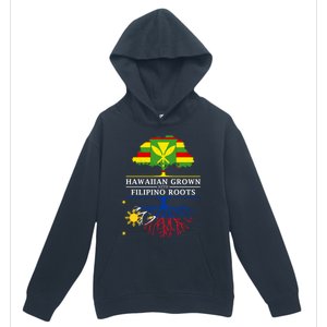 Hawaiian Grown With Filipino Roots Meaningful Gift Philippines Great Gift Urban Pullover Hoodie