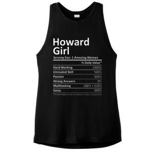 HOWARD GIRL WI WISCONSIN Funny City Home Roots USA Gift Ladies PosiCharge Tri-Blend Wicking Tank