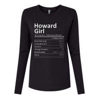 HOWARD GIRL WI WISCONSIN Funny City Home Roots USA Gift Womens Cotton Relaxed Long Sleeve T-Shirt