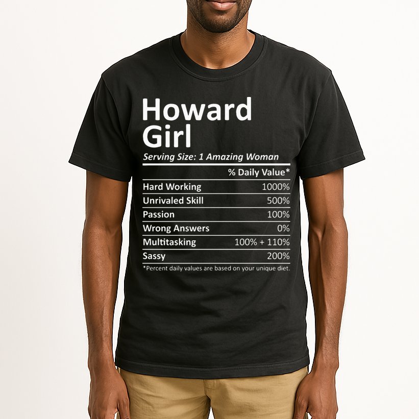 HOWARD GIRL WI WISCONSIN Funny City Home Roots USA Gift Tall T-Shirt