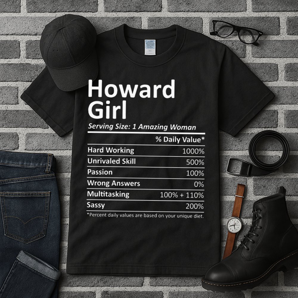 HOWARD GIRL WI WISCONSIN Funny City Home Roots USA Gift Tall T-Shirt