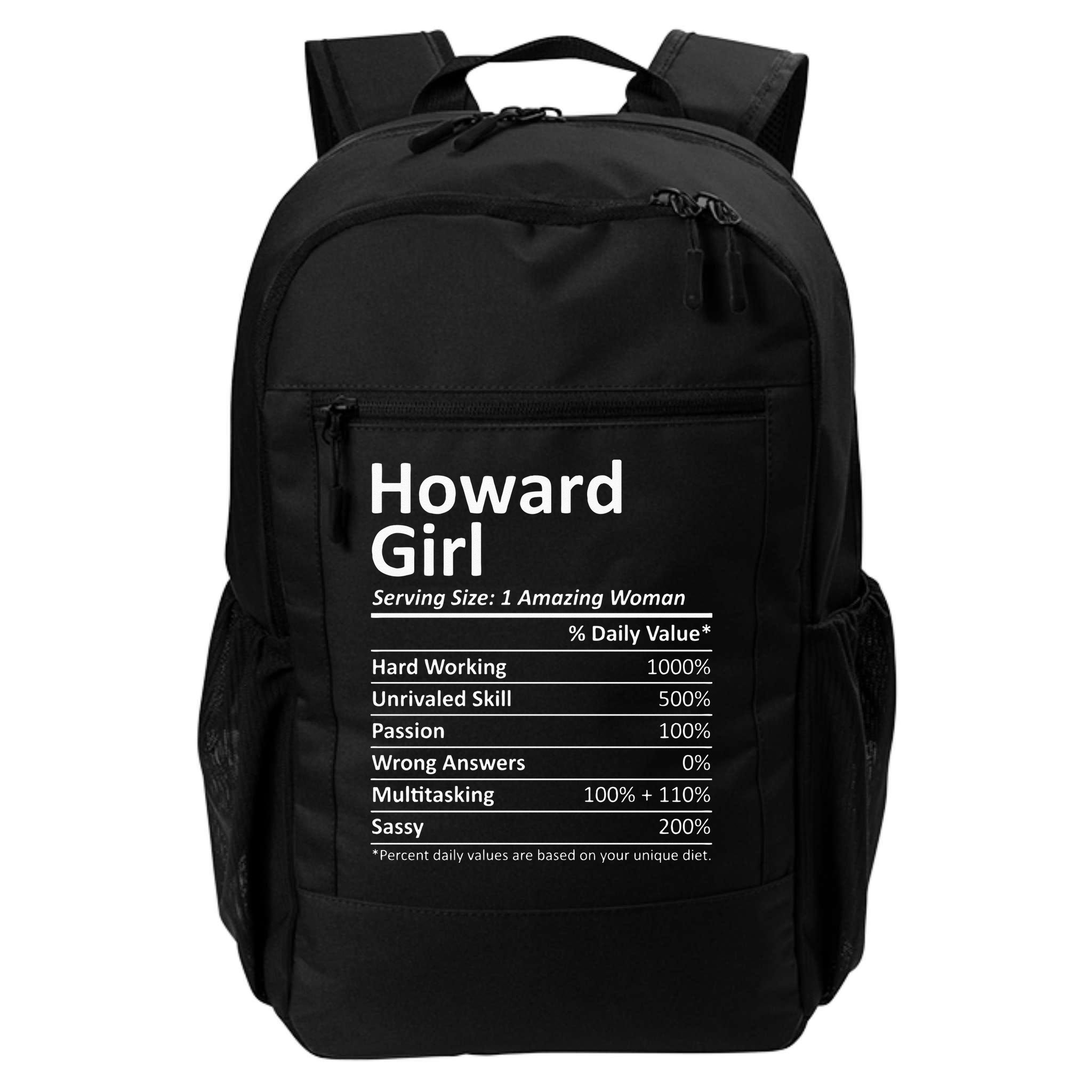 HOWARD GIRL WI WISCONSIN Funny City Home Roots USA Gift Backpack