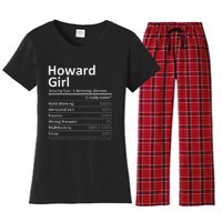 HOWARD GIRL WI WISCONSIN Funny City Home Roots USA Gift Women's Flannel Pajama Set