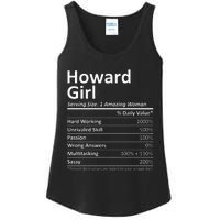 HOWARD GIRL WI WISCONSIN Funny City Home Roots USA Gift Ladies Essential Tank