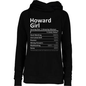 HOWARD GIRL WI WISCONSIN Funny City Home Roots USA Gift Womens Funnel Neck Pullover Hood