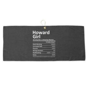 HOWARD GIRL WI WISCONSIN Funny City Home Roots USA Gift Large Microfiber Waffle Golf Towel