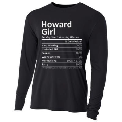 HOWARD GIRL WI WISCONSIN Funny City Home Roots USA Gift Cooling Performance Long Sleeve Crew