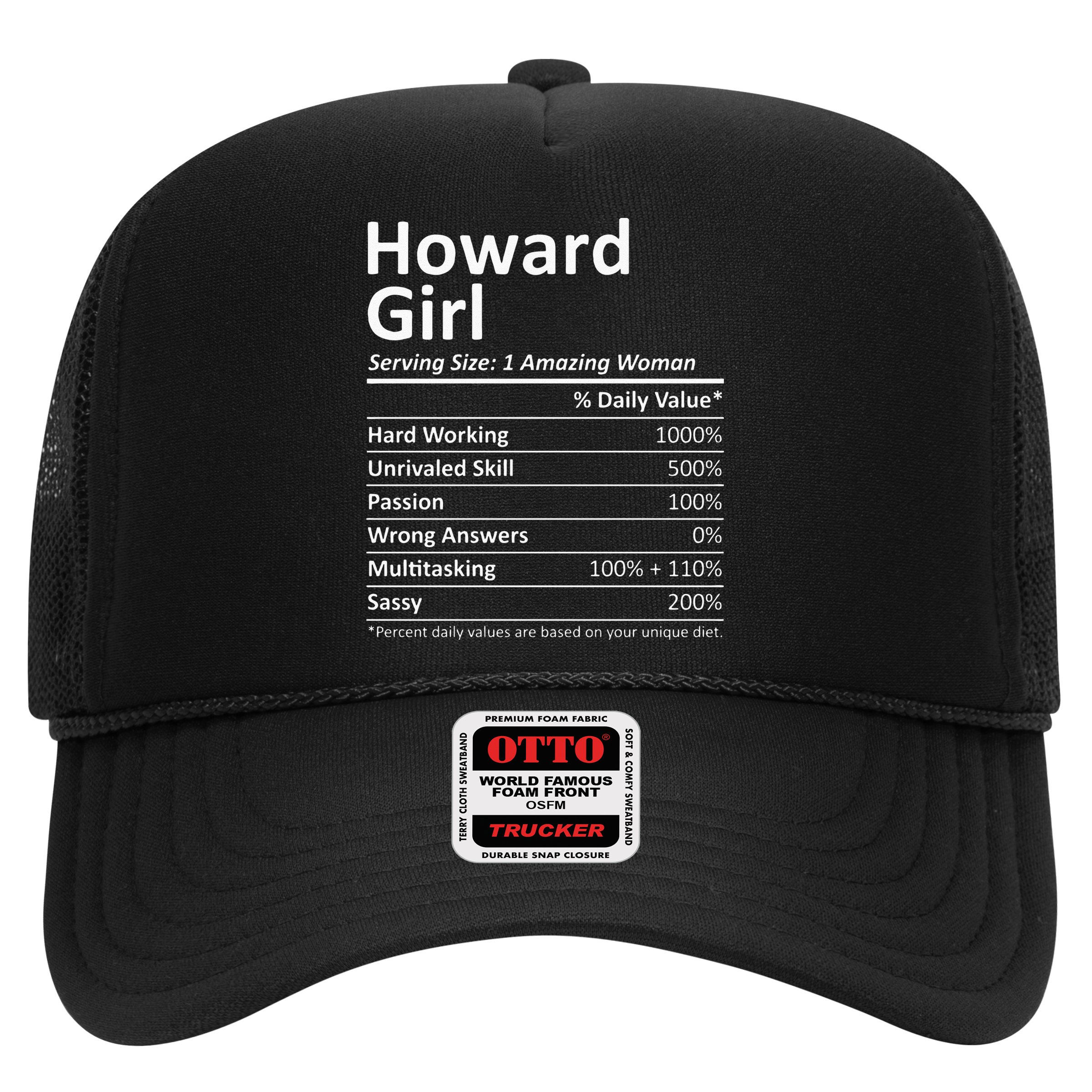 HOWARD GIRL WI WISCONSIN Funny City Home Roots USA Gift Hat