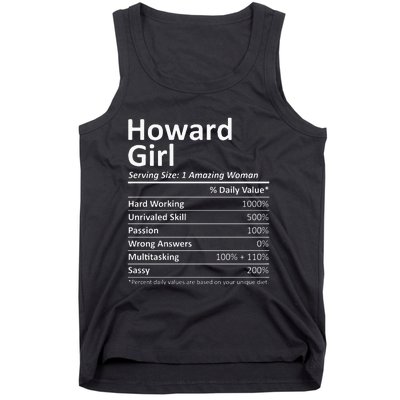 HOWARD GIRL WI WISCONSIN Funny City Home Roots USA Gift Tank Top