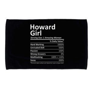 HOWARD GIRL WI WISCONSIN Funny City Home Roots USA Gift Microfiber Hand Towel