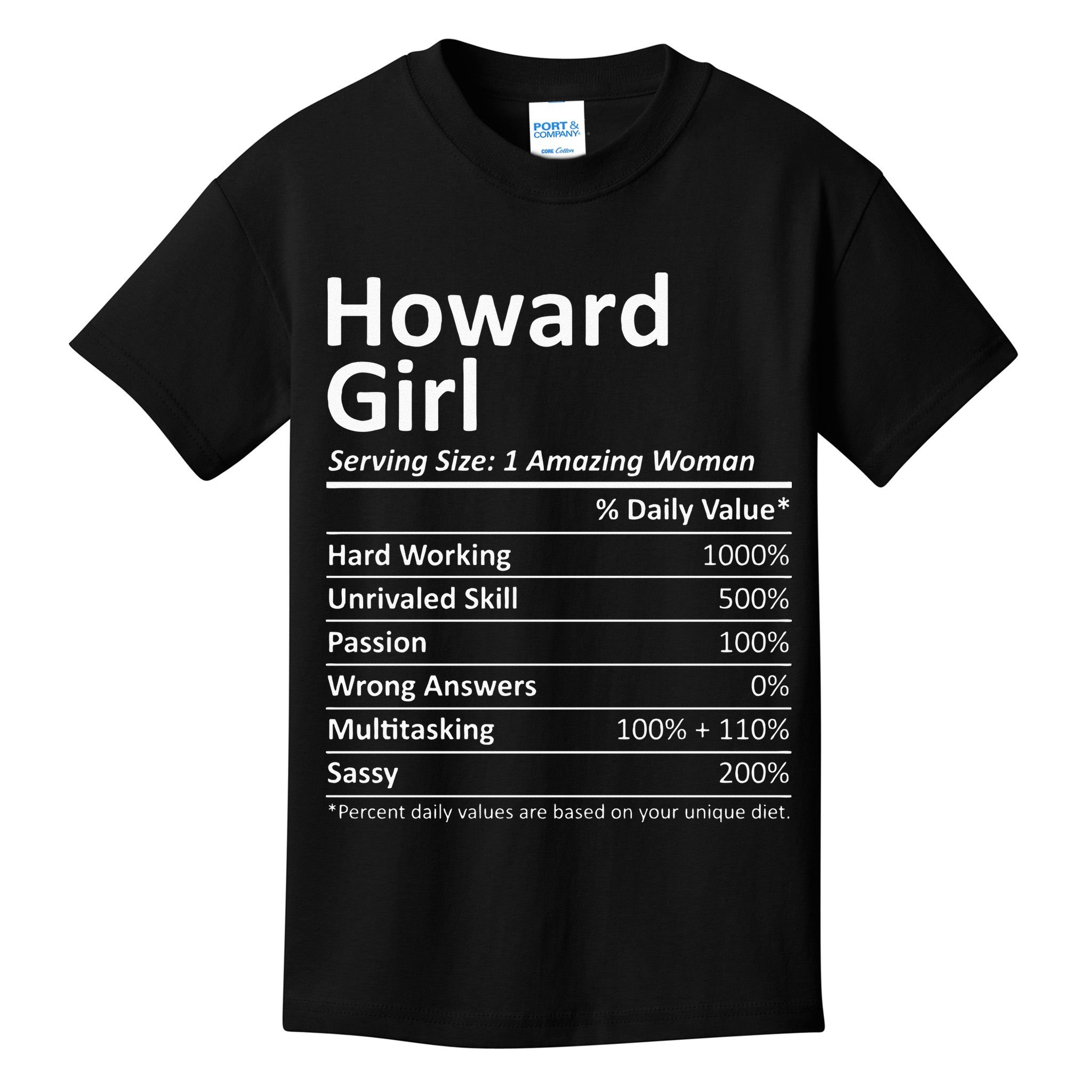 HOWARD GIRL WI WISCONSIN Funny City Home Roots USA Gift Kids T-Shirt