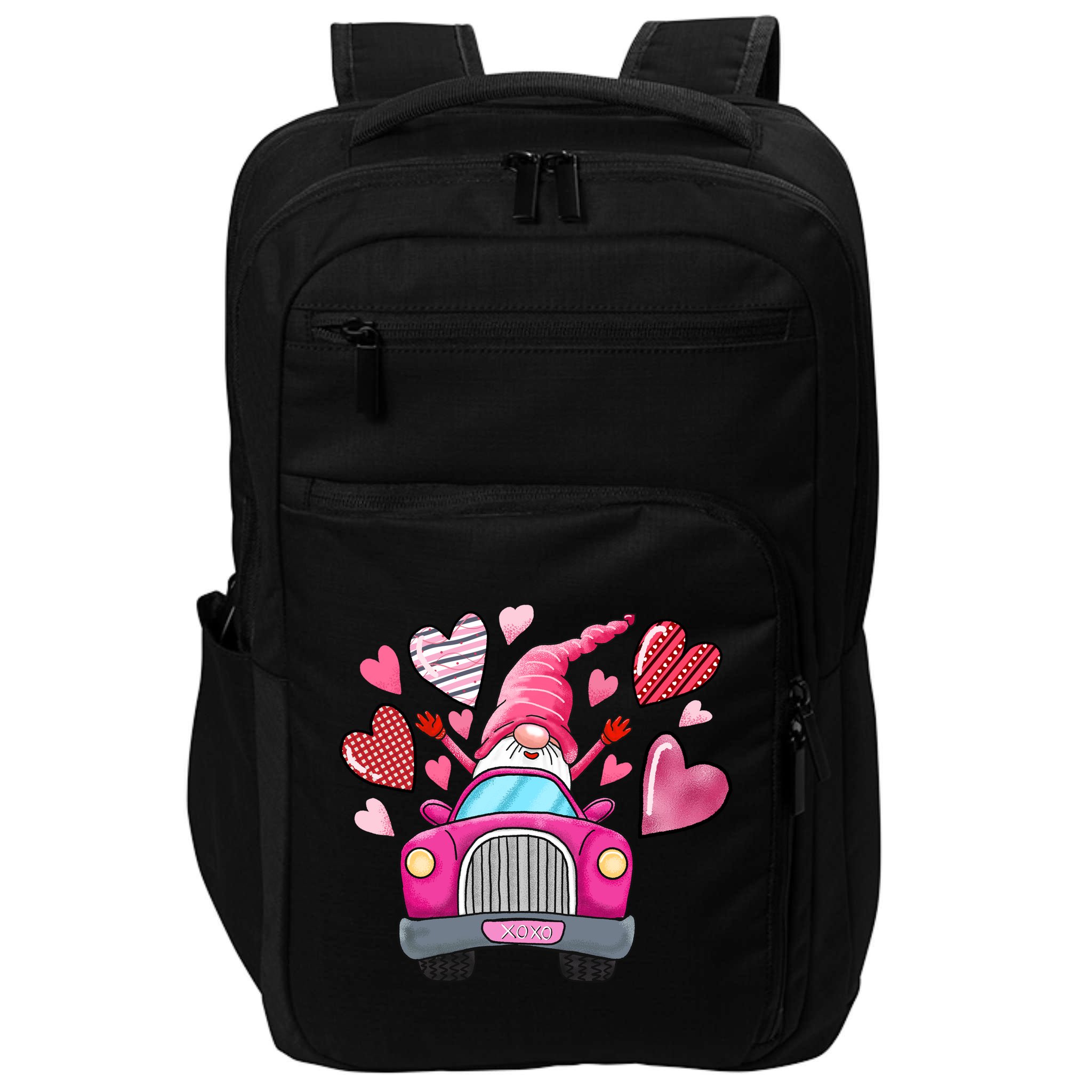 Heart Gnome Xoxo Valentines Day Cute Impact Tech Backpack
