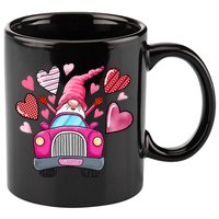 Heart Gnome Xoxo Valentines Day Cute 11oz C Handle Ceramic Mug