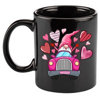 Heart Gnome Xoxo Valentines Day Cute 11oz C Handle Ceramic Mug