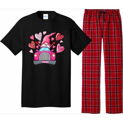 Heart Gnome Xoxo Valentines Day Cute Pajama Set