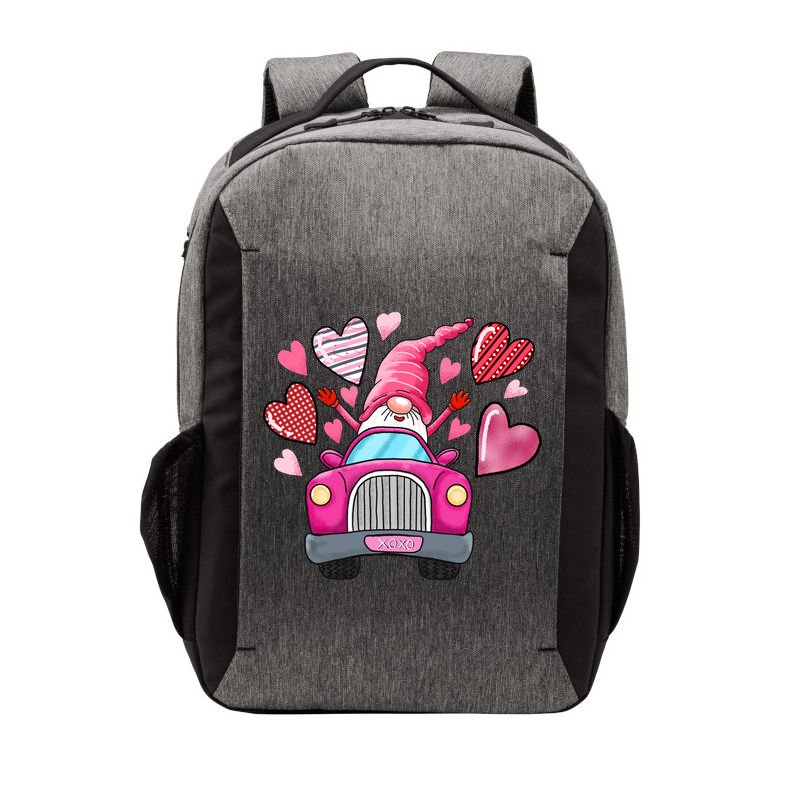 Heart Gnome Xoxo Valentines Day Cute Vector Backpack