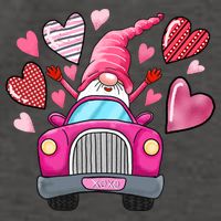 Heart Gnome Xoxo Valentines Day Cute Vector Backpack
